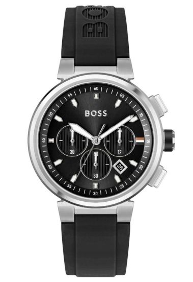 title:Hugo Boss Men's One 44mm Quartz Watch 1513997;color:Black