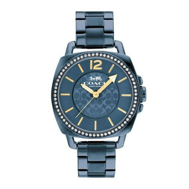 title:Coach Women's Coach Boyfriend 34mm Quartz Watch 14503985;color:Blue