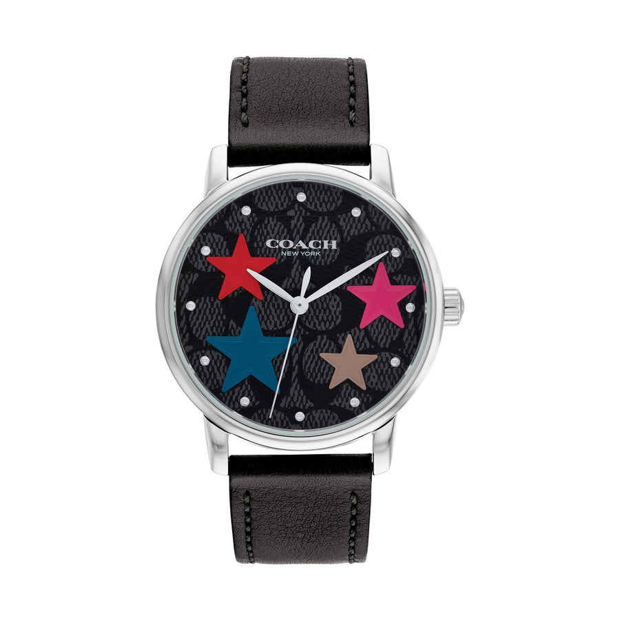 title:Coach Women's Grand 36mm Quartz Watch 14503847;color:Black