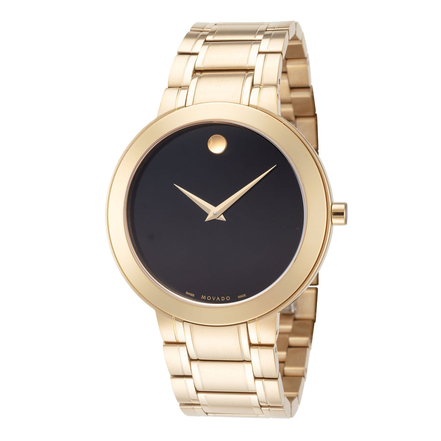 title:Movado Men's Stiri 40 mm Quartz Watch 0607279;color:Gold