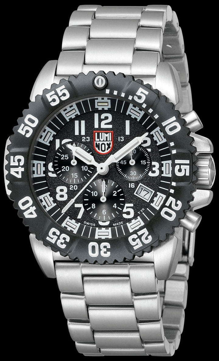 title:Luminox Men's XS.3182 Navy Seal Colormark 44mm Quartz Watch;color:Silver