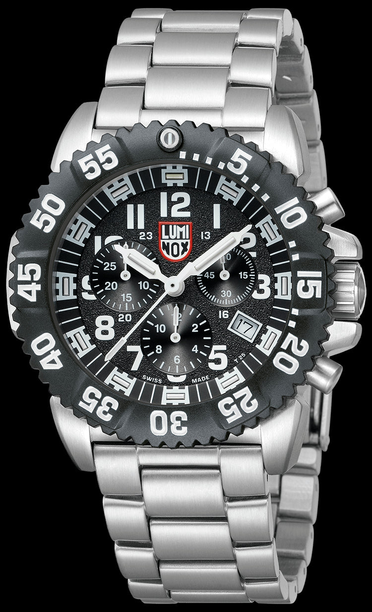 title:Luminox Men's XS.3182 Navy Seal Colormark 44mm Quartz Watch;color:Silver