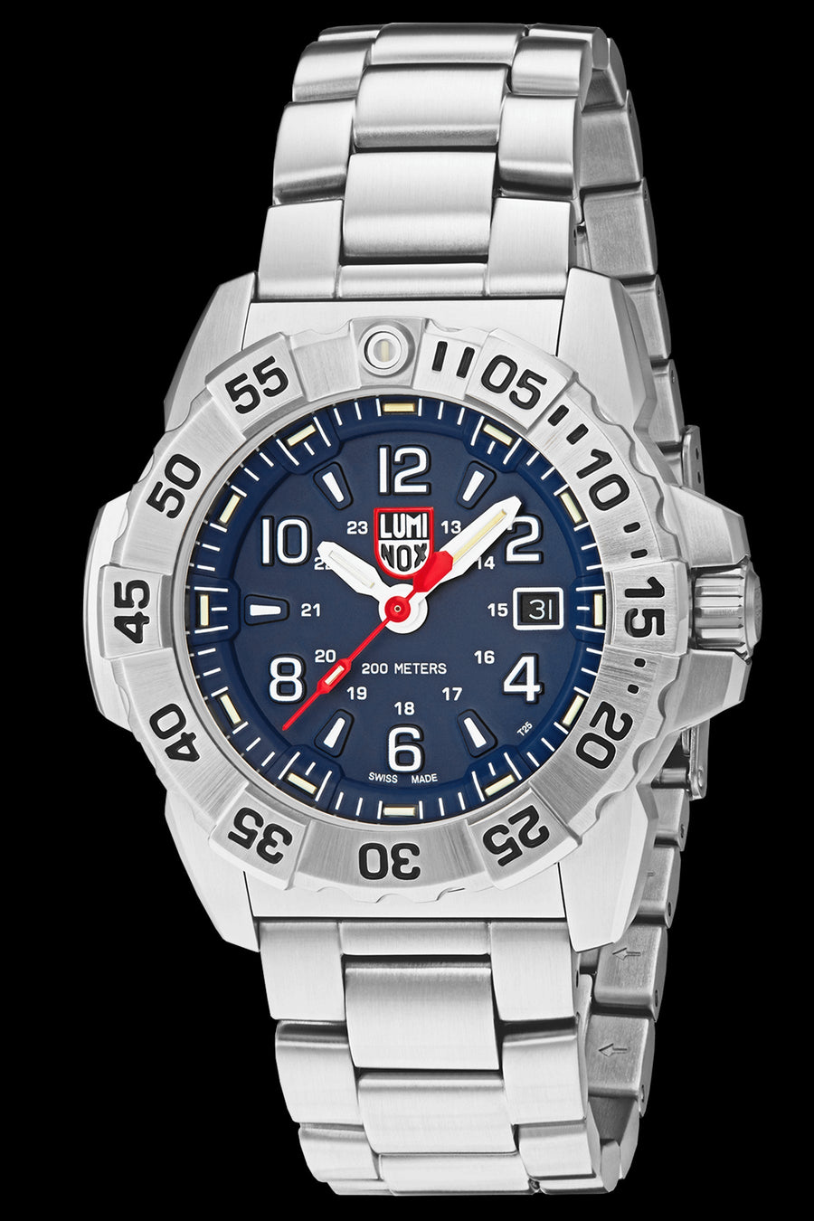 title:Luminox Men's XS.3254 Navy Seal RSC 45mm Quartz Watch;color:Silver