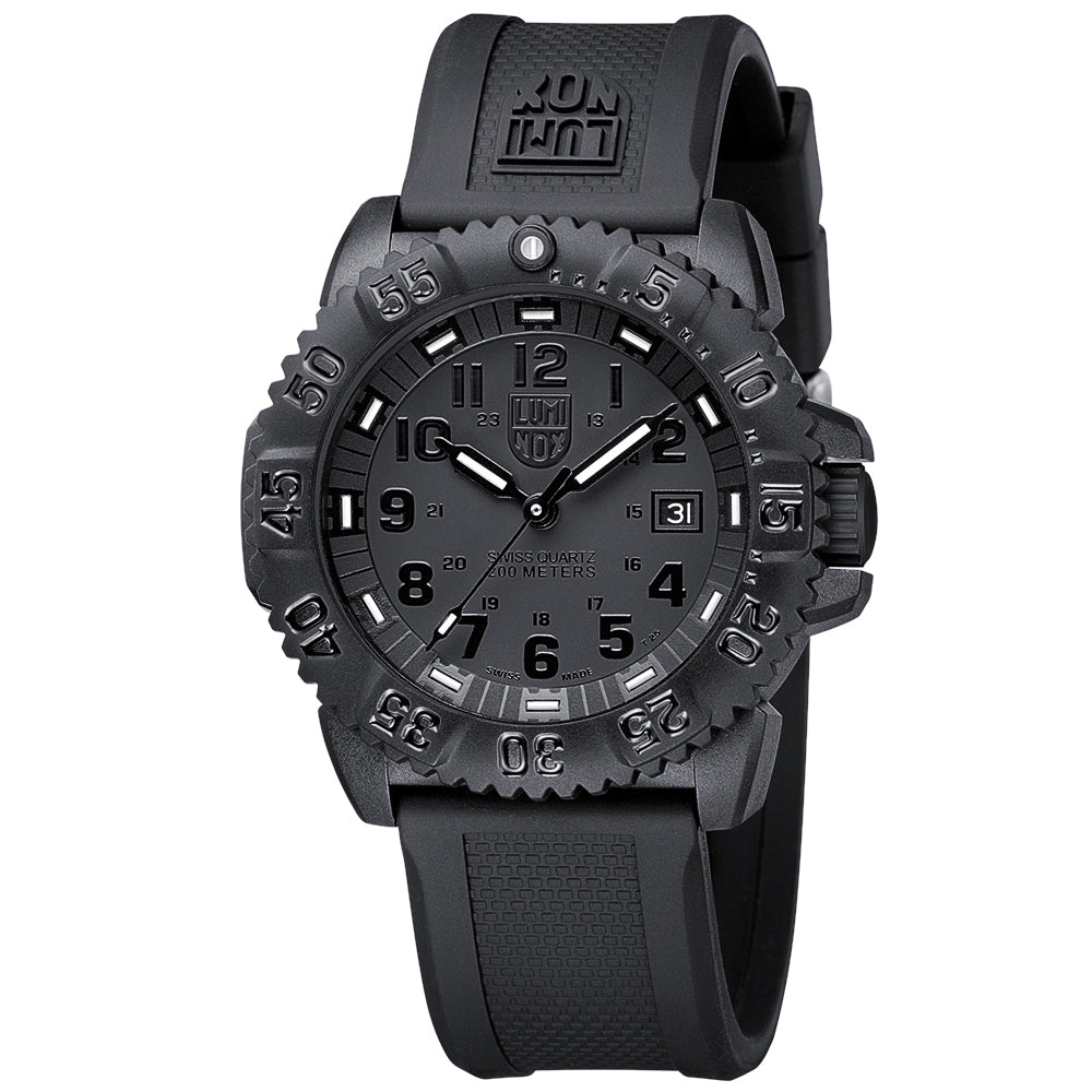 title:Luminox Men's XS.3051.BO.1.F Original Navy Seal 44mm Quartz Watch;color:Black