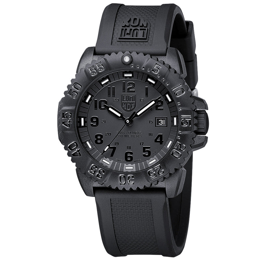 title:Luminox Men's XS.3051.BO.1.F Original Navy Seal 44mm Quartz Watch;color:Black