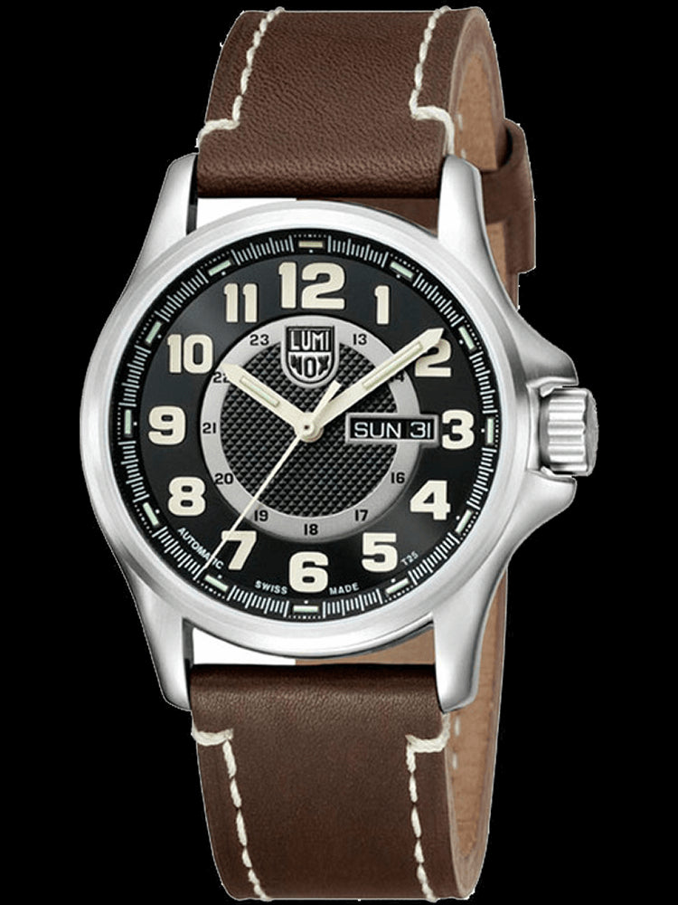 title:Luminox Men's XL.1801.NV 1801 NV Field 43mm Quartz Watch;color:Brown