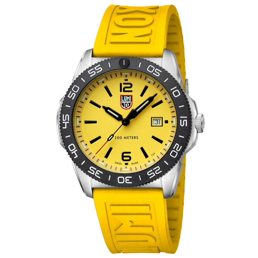 title:Luminox Men's XS.3125 Pacific Diver 44mm Quartz Watch;color:Yellow