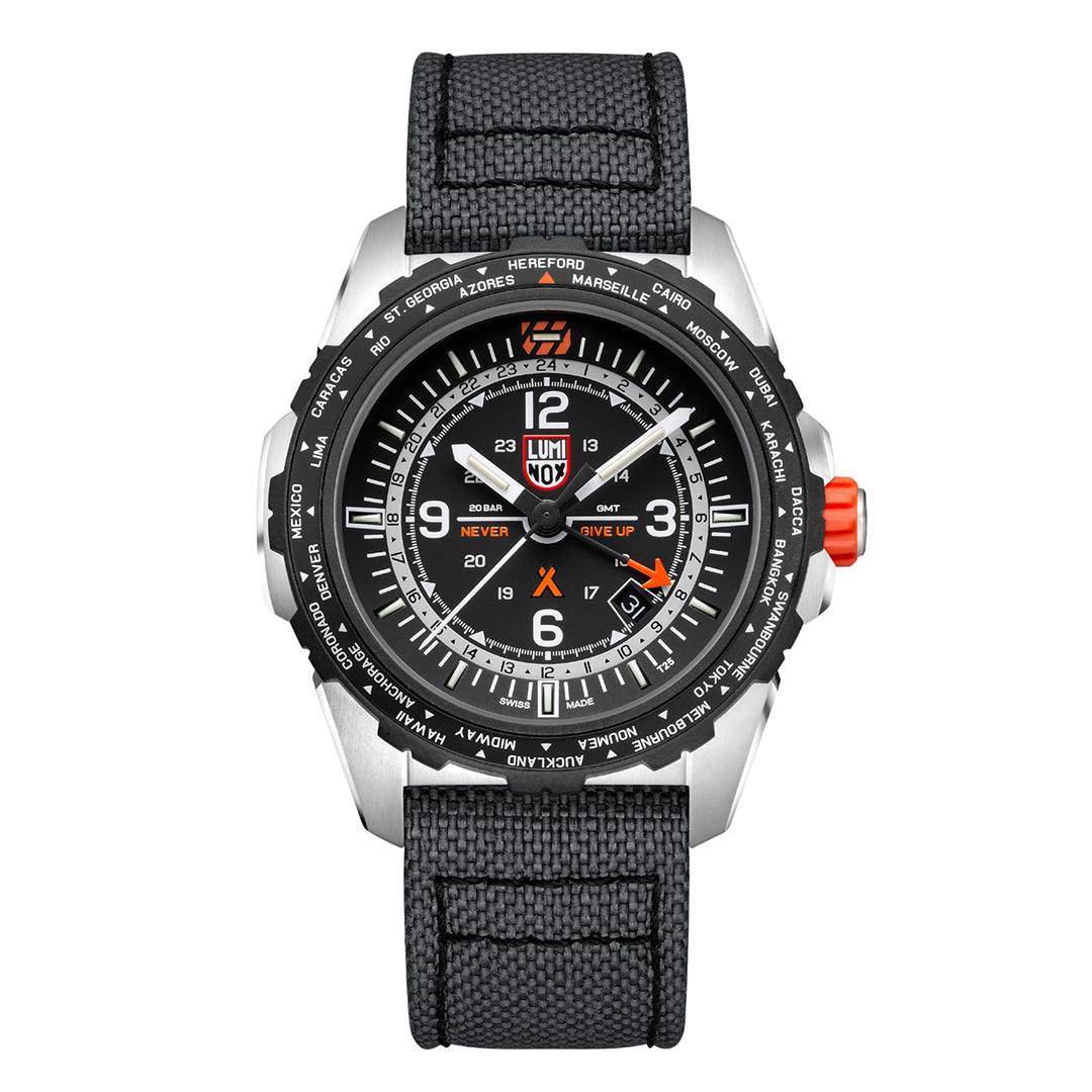 title:Luminox Men's XB.3761 Bear Grylls Survival 45mm Quartz Watch;color:Black