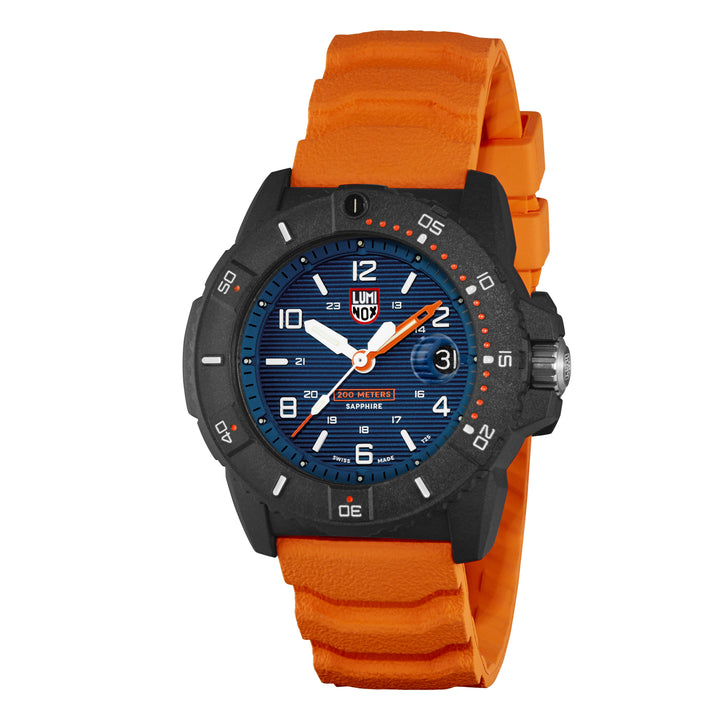 title:Luminox Men's XS.3603 Navy Seal 45mm Quartz Watch;color:Orange