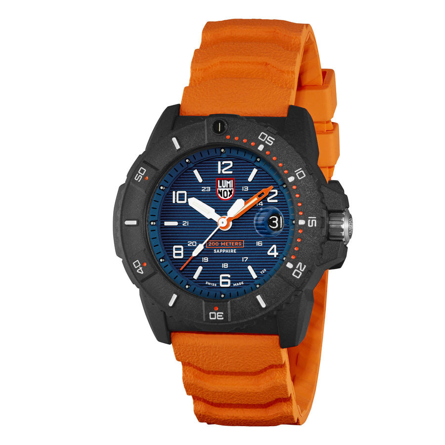 title:Luminox Men's XS.3603 Navy Seal 45mm Quartz Watch;color:Orange