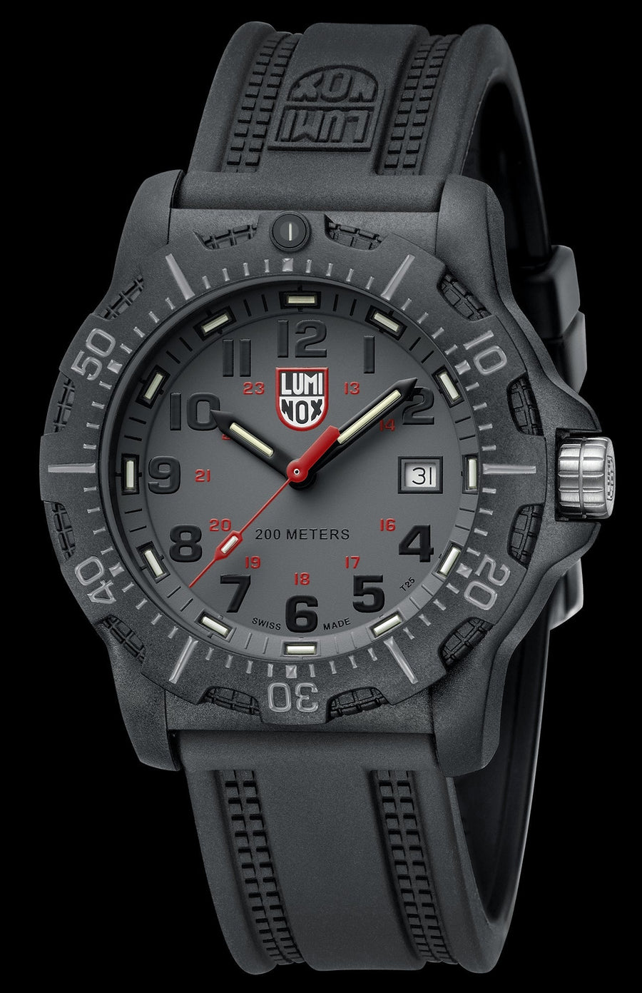 title:Luminox Men's XL.8882.F Black OPS 45mm Quartz Watch;color:Black