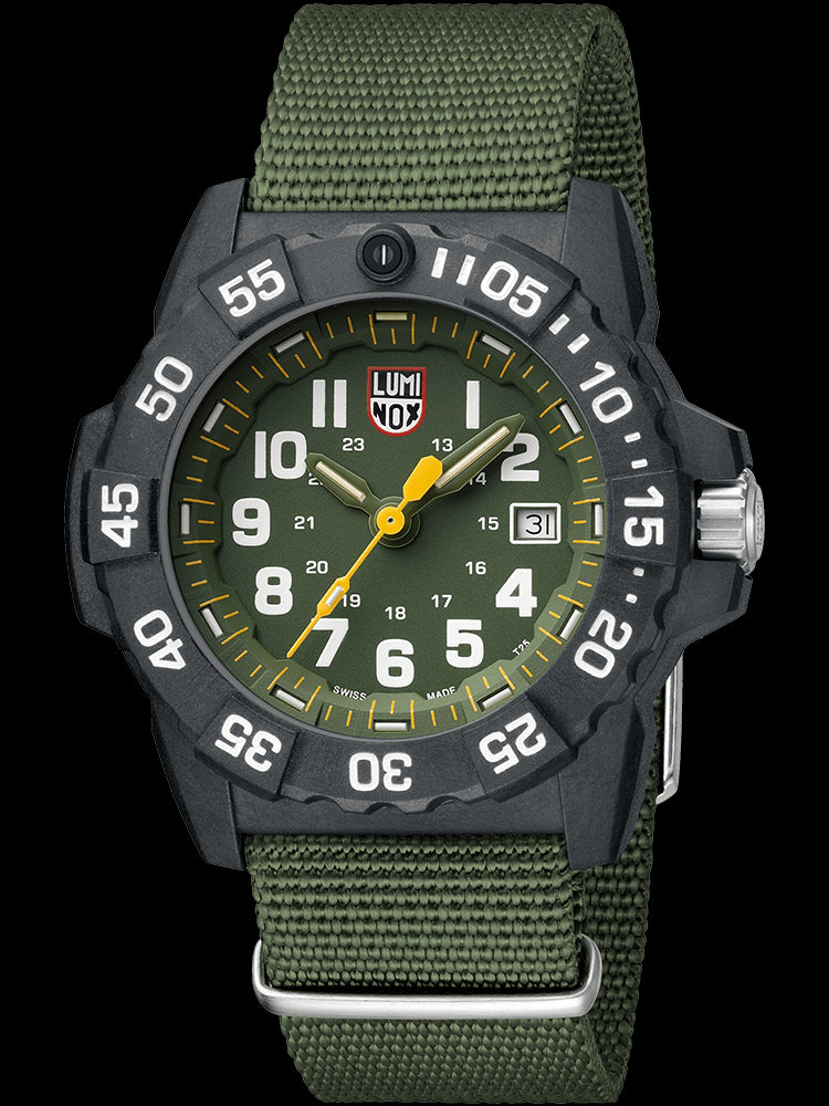 title:Luminox Men's XS.3517 Navy Seal 45mm Quartz Watch;color:Green
