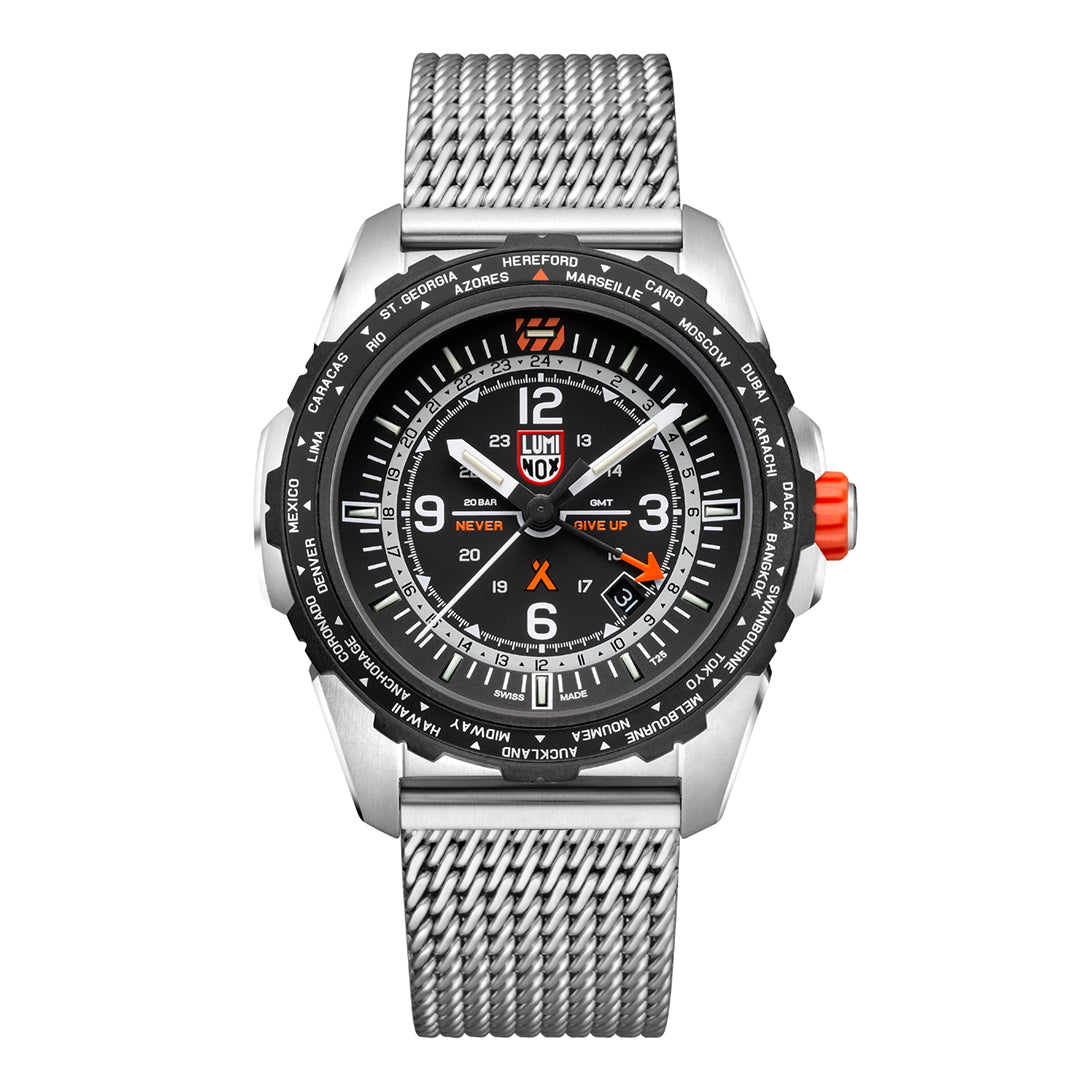 title:Luminox Men's XB.3762 Bear Grylls Survival 45mm Quartz Watch;color:Silver