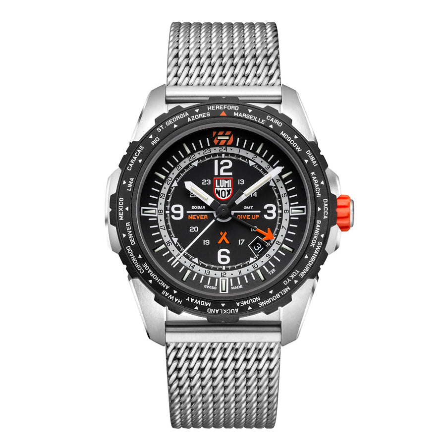 title:Luminox Men's XB.3762 Bear Grylls Survival 45mm Quartz Watch;color:Silver