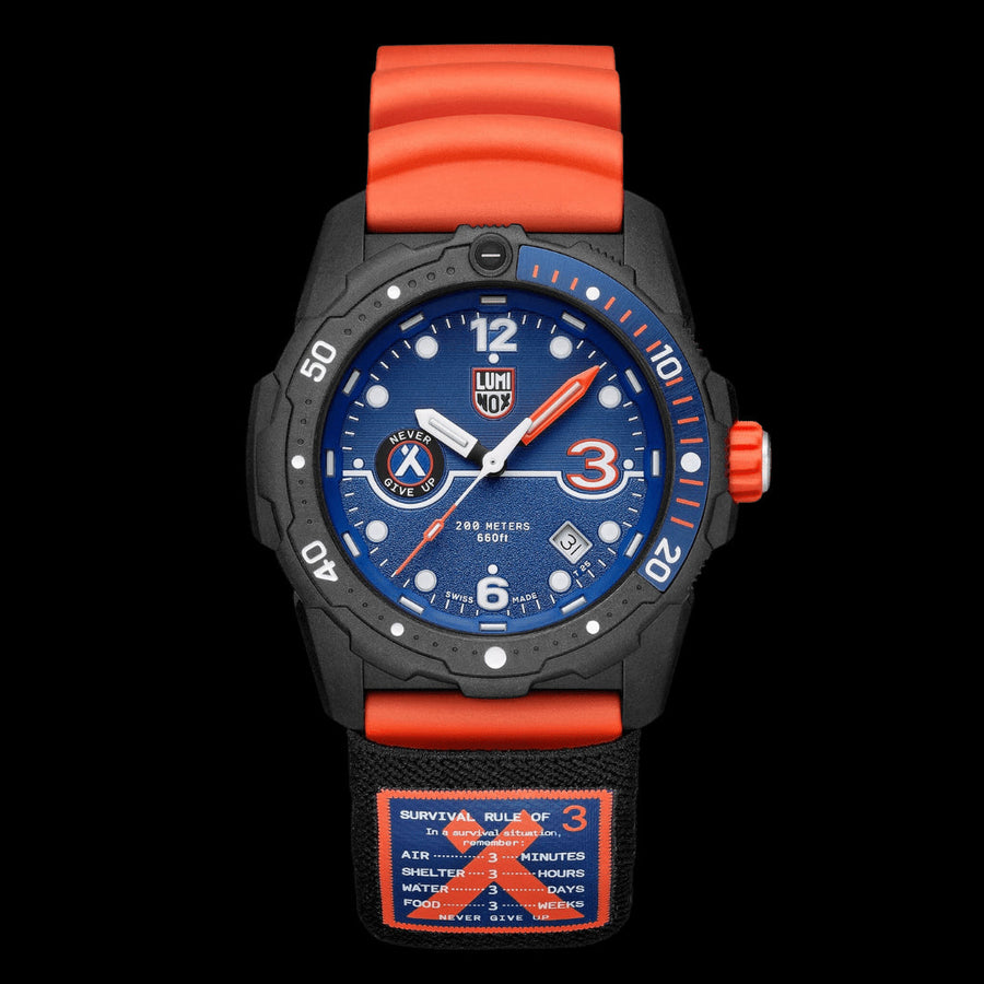 title:Luminox Men's XB.3723.R3.1 Bear Grylls 42mm Quartz Watch;color:Orange