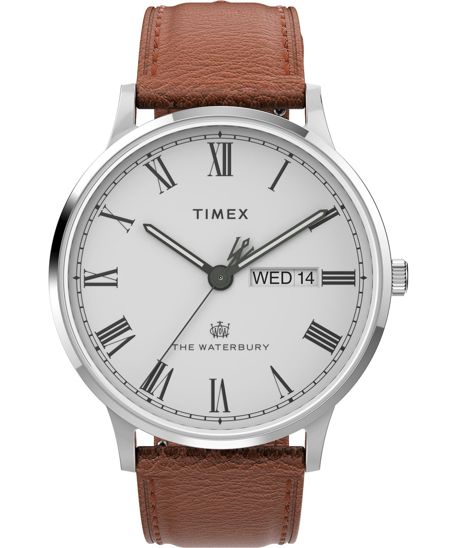 title:Timex Men's Waterbury 40mm Quartz Watch TW2V46500JT;color:Tan
