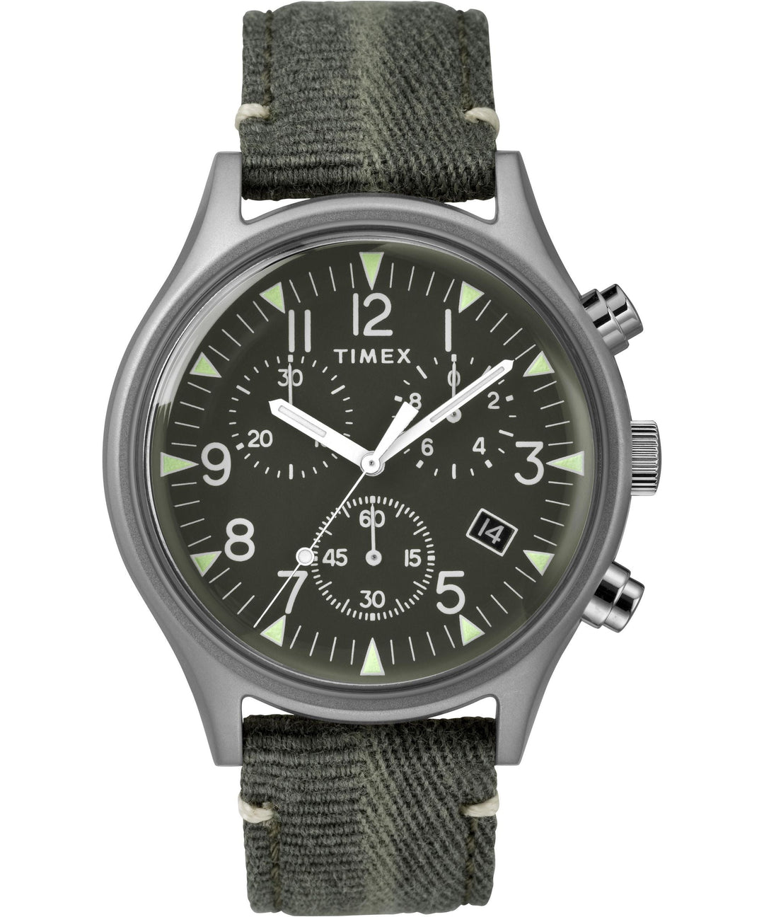 title:Timex Men's Military 42mm Quartz Watch TW2R68600VQ;color:Green