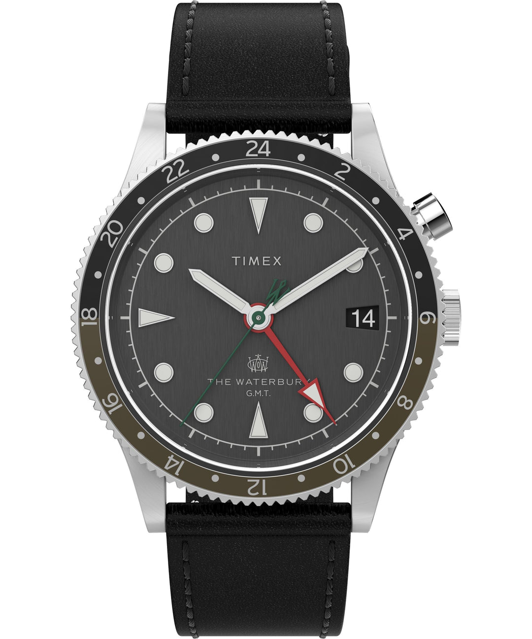 title:Timex Men's Waterbury 39mm Quartz Watch TW2V28700VQ;color:Black