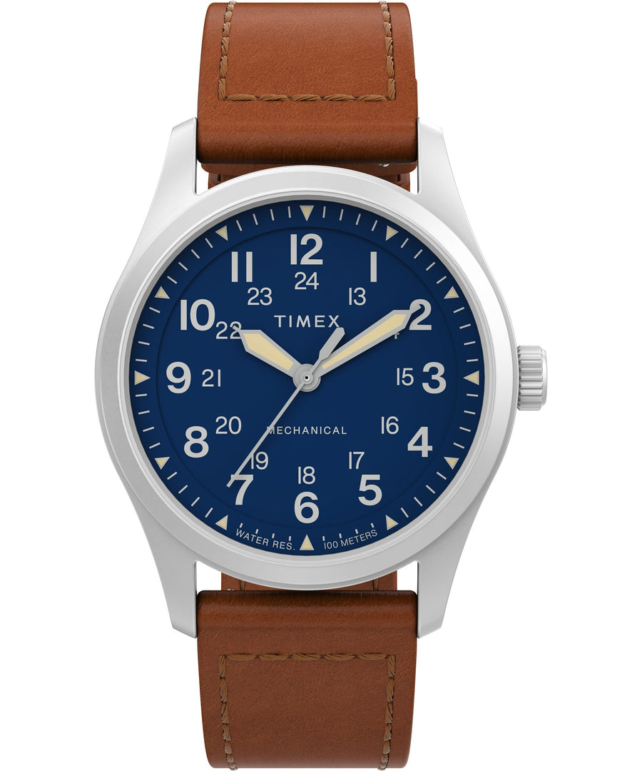 title:Timex Men's Expedition North 38mm Manual-Wind Watch TW2V00700JR;color:Brown