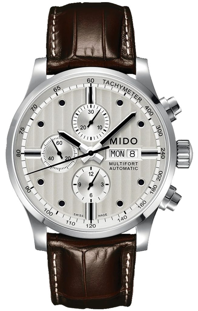 title:Mido Men's Multifort 44mm Automatic Watch M0056141603100;color:Brown