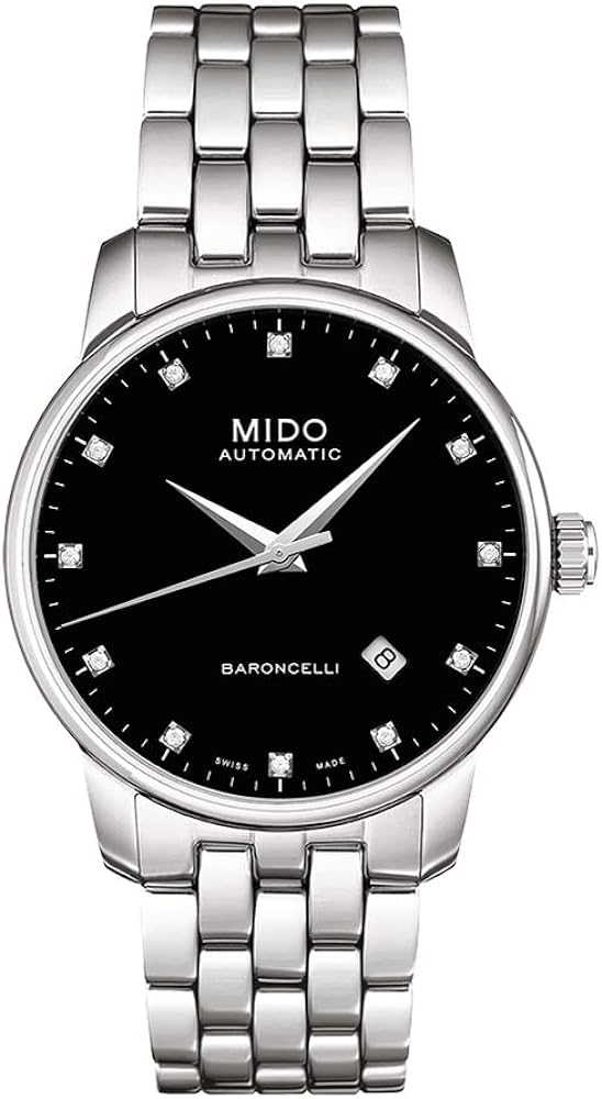 title:Mido Women's Baroncelli 38mm Automatic Watch M86004681;color:Silver