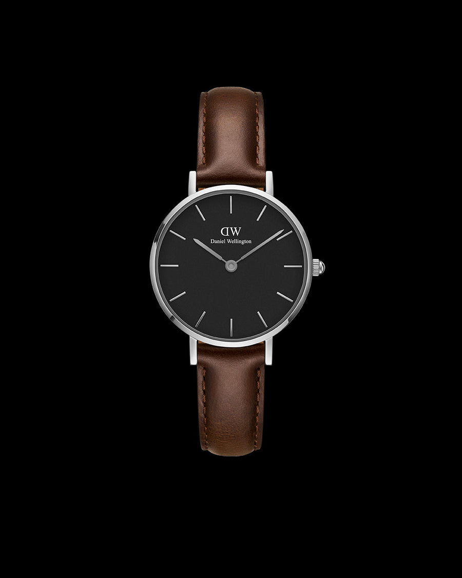 title:Daniel Wellington Women's Petite Bristol 28mm Quartz Watch DW00600233;color:Brown