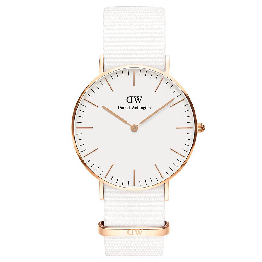 title:Daniel Wellington Women's Classic Dover 36mm Quartz Watch DW00600309;color:White