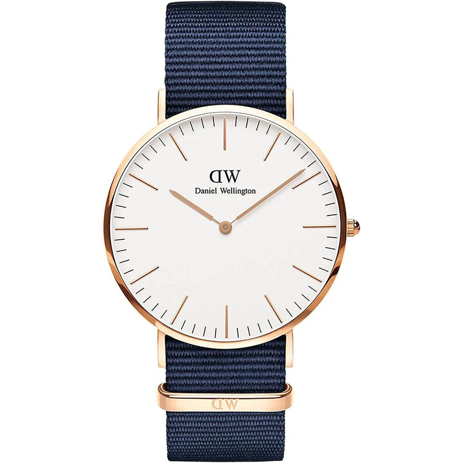title:Daniel Wellington Men's Classic Bayswater 40mm Quartz Watch DW00600275;color:Blue