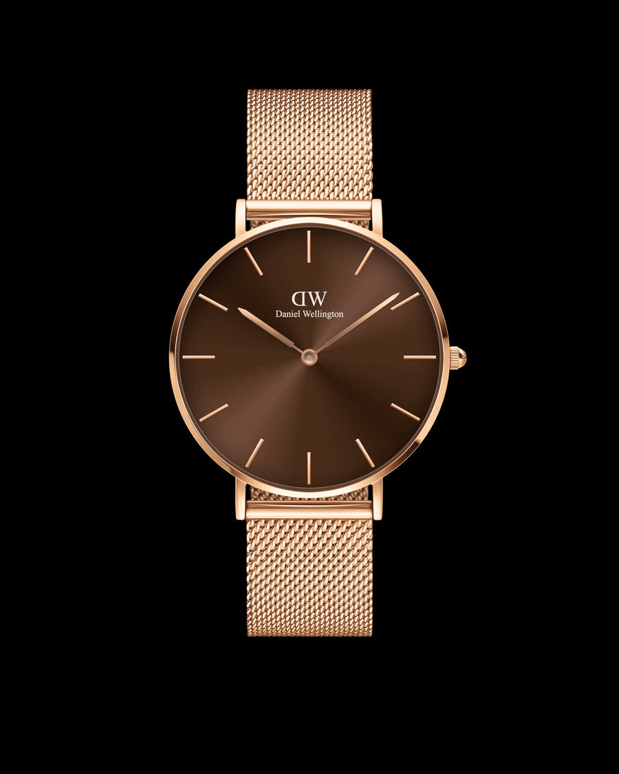title:Daniel Wellington Women's Petite Amber 36mm Quartz Watch DW00600478;color:Gold