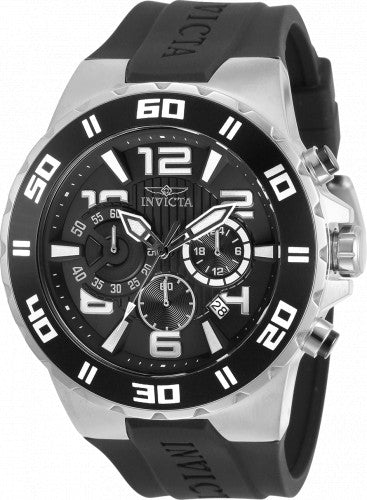 title:Invicta Men's Pro Diver 44mm Quartz Chronograph Watch IN-30936;color:Black