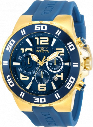 title:Invicta Men's Pro Diver 48mm Quartz Chronograph Watch IN-30938;color:Blue