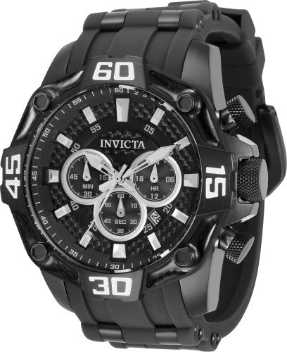 title:Invicta Men's Pro Diver 52mm Quartz Chronograph Watch IN-33841;color:Black