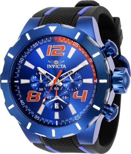title:Invicta Men's S1 Rally 52mm Quartz Chronograph Watch IN-35738;color:Black
