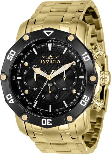 title:Invicta Men's Pro Diver 50mm Quartz Chronograph Watch IN-37725;color:Gold