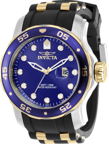 title:Invicta Men's Pro Diver 48mm Quartz Watch IN-39101;color:Black and Gold