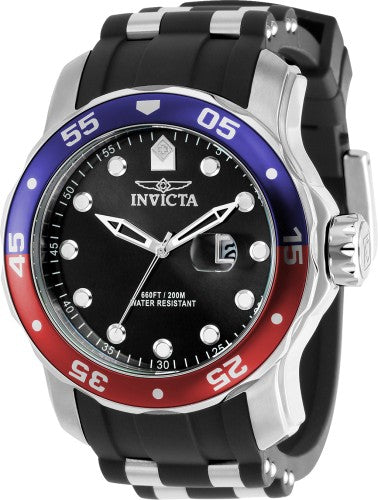 title:Invicta Men's Pro Diver 48mm Quartz Watch IN-39103;color:Black and Silver