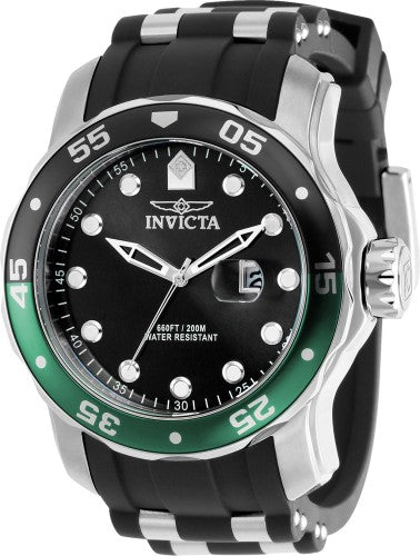 title:Invicta Men's Pro Diver 48mm Quartz Watch IN-39104;color:Black and Silver