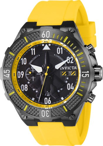 title:Invicta Men's Aviator 50mm Quartz Chronograph Watch IN-39899;color:Yellow