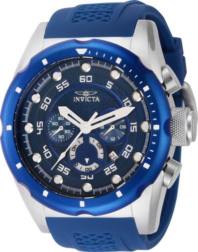 title:Invicta Men's Speedway 50mm Quartz Chronograph Watch IN-41560;color:Blue