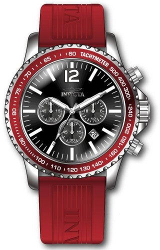 title:Invicta Men's Specialty 48mm Quartz Chronograph Watch IN-46351;color:Red