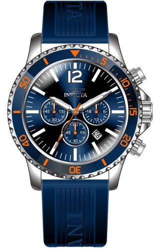 title:Invicta Men's Specialty 48mm Quartz Chronograph Watch IN-46356;color:Blue
