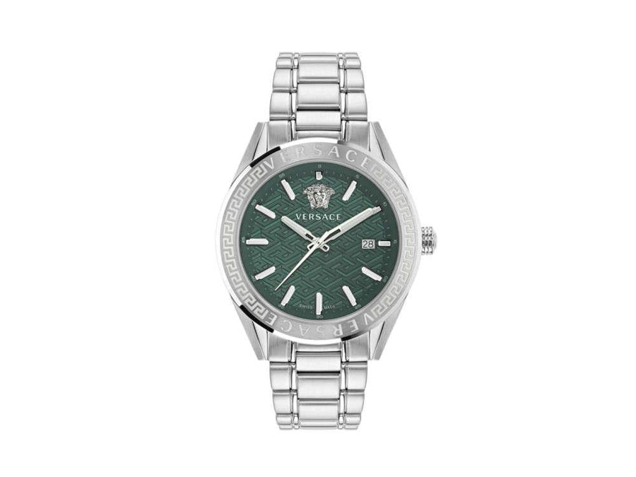 title:Versace Men's Versace V-Code 42mm Quartz Watch VE6A00423;color:Silver