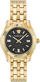 title:Versace Women's Versace Greca 35mm Quartz Watch VE6C00623;color:Gold