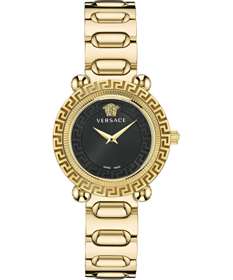 title:Versace Women's Versace Greca Twist 25mm Quartz Watch VE6I00523;color:Gold