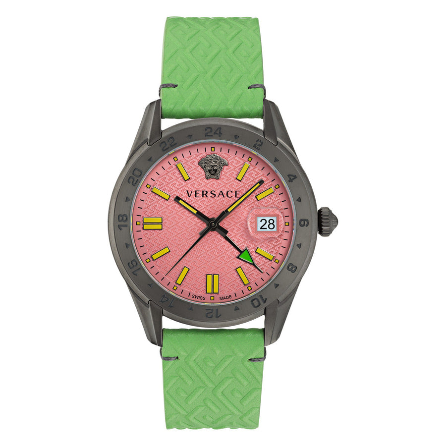 title:Versace Men's Versace Greca Time 41mm Quartz Watch VE7C00323;color:Green