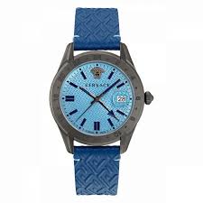 title:Versace Men's Versace Greca Time 41mm Quartz Watch VE7C00423;color:Blue