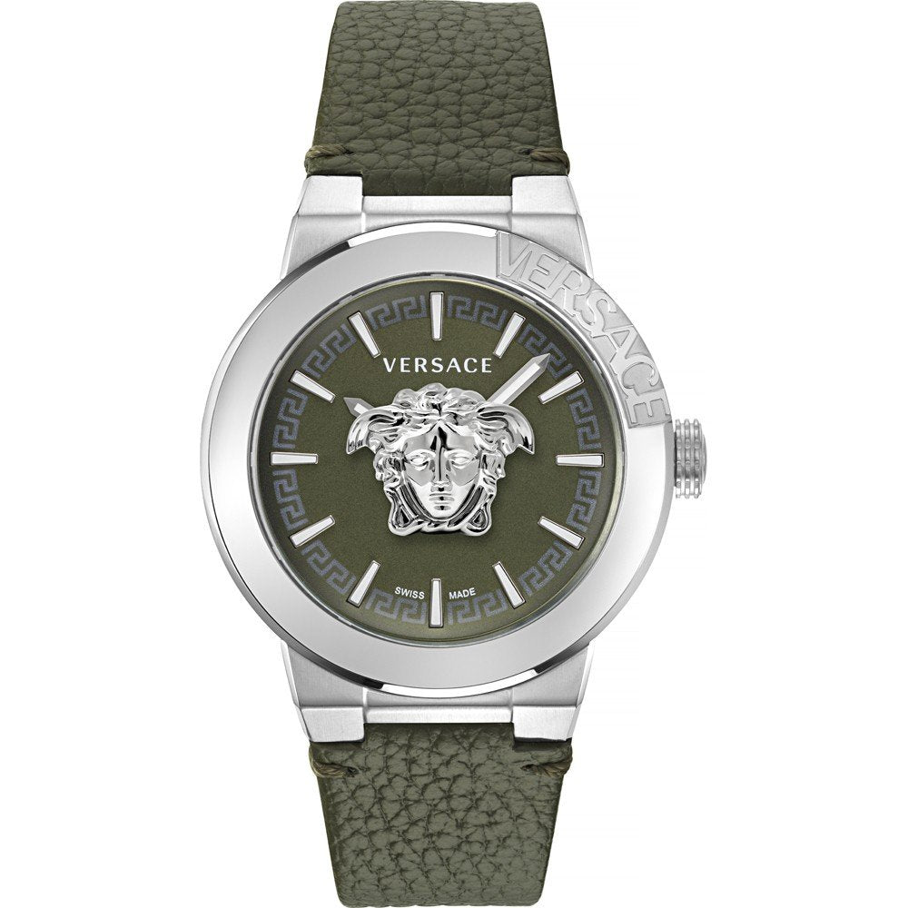 title:Versace Men's Versace Medusa Infinite 43mm Quartz Watch VE7E00123;color:Green