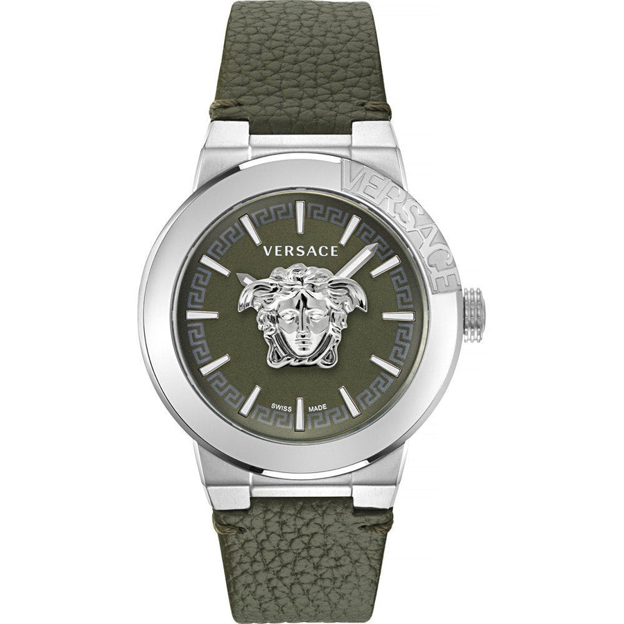 title:Versace Men's Versace Medusa Infinite 43mm Quartz Watch VE7E00123;color:Green