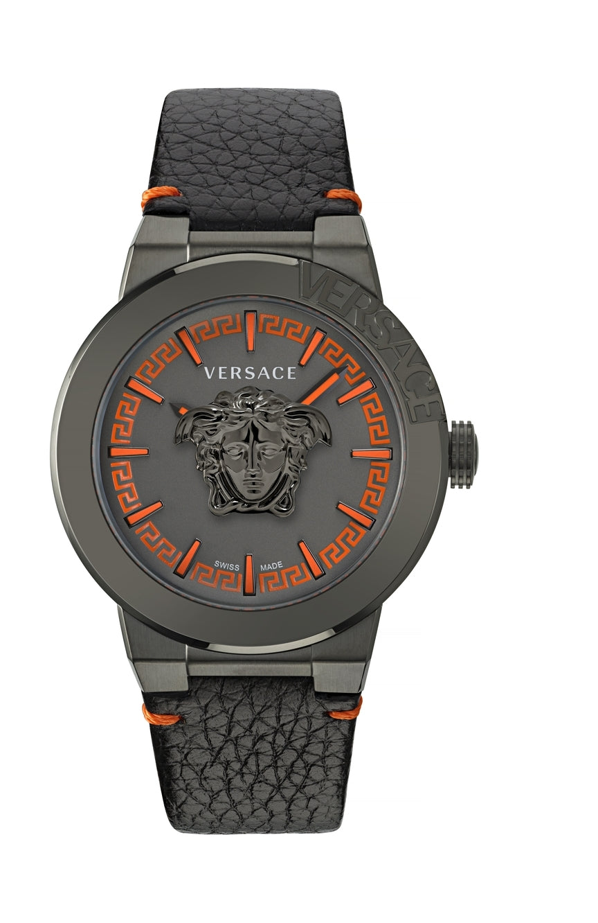 title:Versace Men's Versace Medusa Infinite 43mm Quartz Watch VE7E00323;color:Black