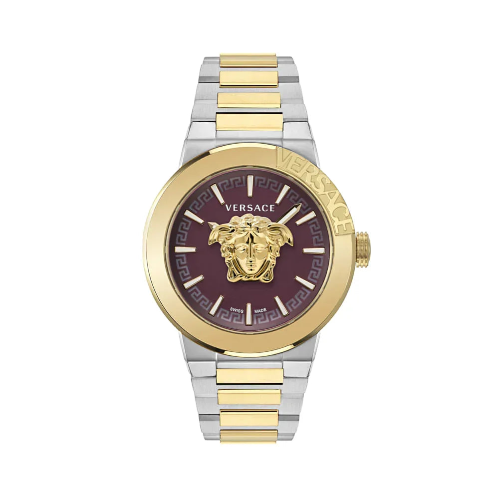 title:Versace Men's Versace Medusa Infinite 43mm Quartz Watch VE7E00523;color:Silver and Gold